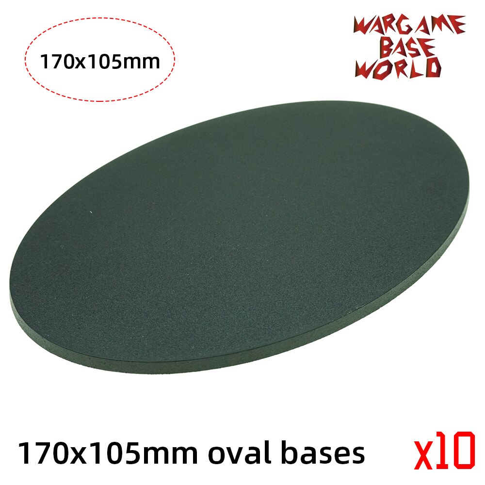 Spielen basen von 1 stücke von 170x105mm Oval basen: 10stck