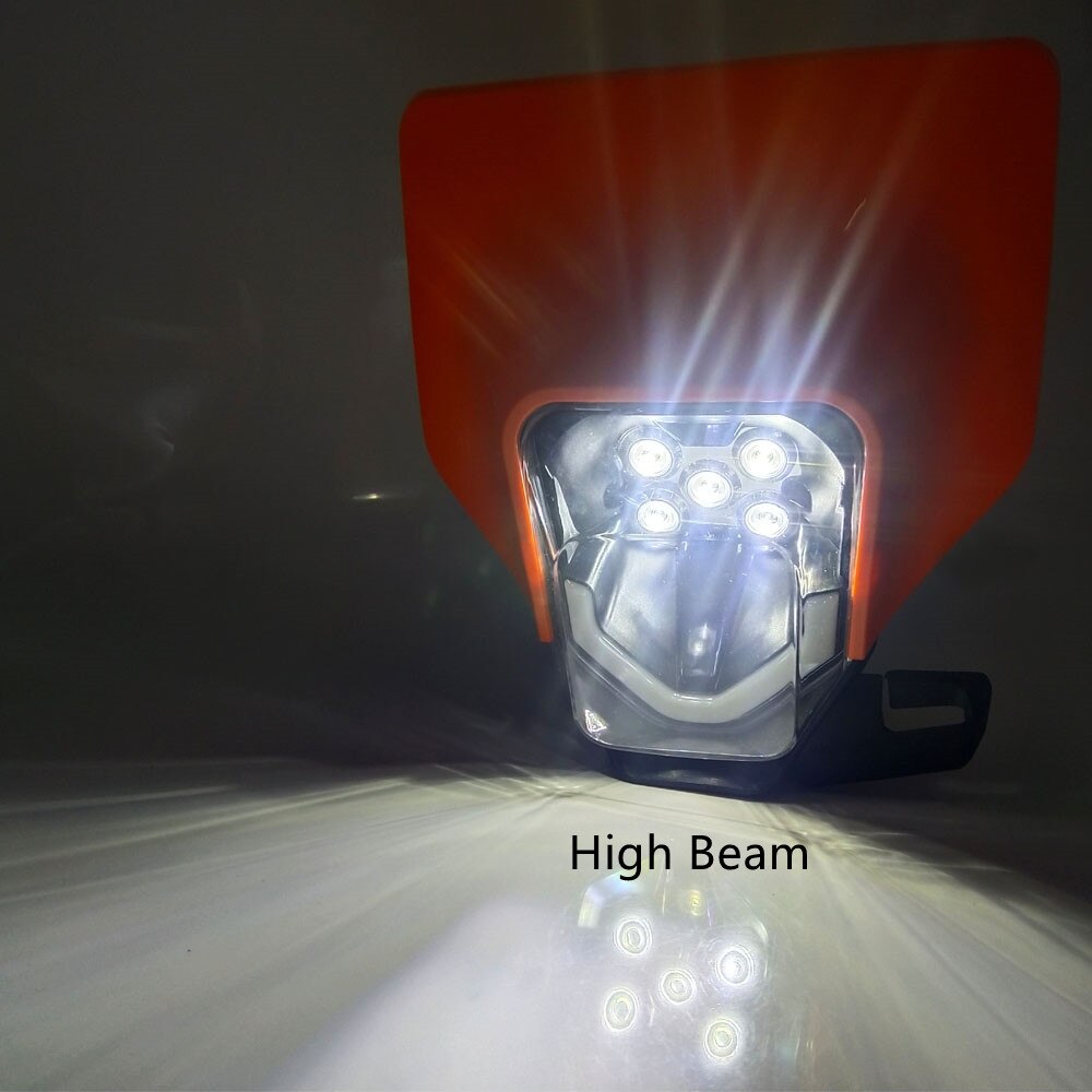 Motorcycle LED Headlight DRL Light For Husqvarna FC FE FX TC TE TX 125 250 300 350 450 501 FE250 FC250 TC250 Motorbike Headlamp.