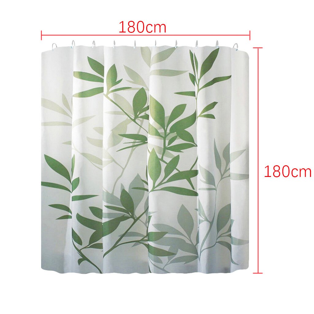 Douchegordijn Gedrukt 3d Bad Gordijnen Waterdicht Polyester Wasbare Badkamer Douche Gordijn Scherm Met Haken # R10