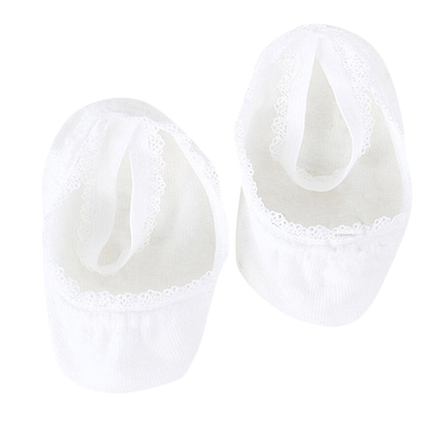Socks Baby Born Infant Newborn Baby Girl Kids Socks Soft Lace Inside Solid Ankle Socks Baby Socks 1-8T: White / S