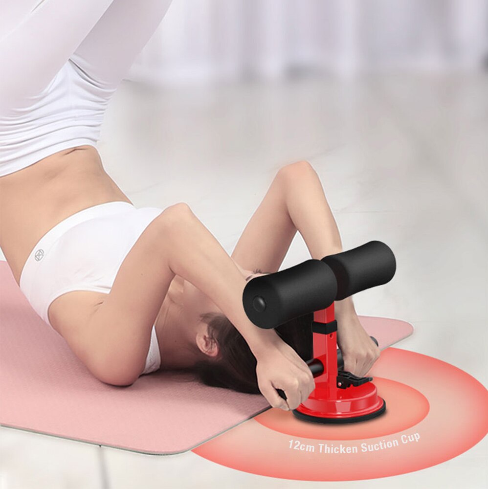 Fitness Sit Up Bar piso asistente ejercicio soporte acolchado tobillo soporte Sit-up entrenamiento equipo de entrenamiento para gimnasio en casa Gear