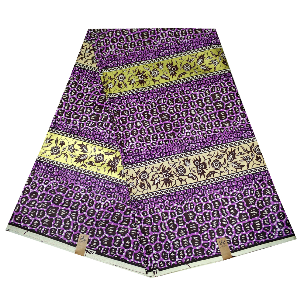 Ankara-tissu en coton cire | Grossiste, tissu africain pour vêtements d'automne 6 Yards une pièce: 06