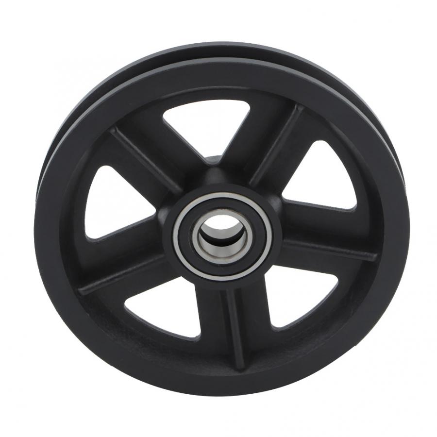 Polia da porta deslizante do agregado familiar deslizante porta do celeiro ferragem rolo kit cabide