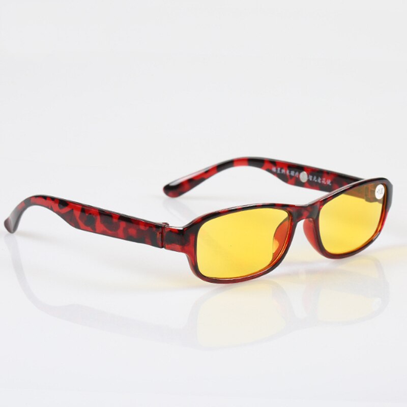 Gafas de lectura con montura de plástico magnética para hombres y mujeres, lentes amarillas, dioptrías, 1,0, 1,5, 2,0, gafas para presbicia, reloj Retro, CI4083