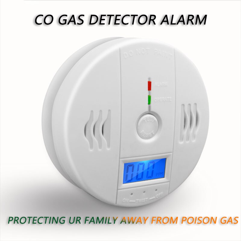 Wifi auto kontrol gas / vand ventil til tuya app fjernbetjening vioce kontrol via alexa echo google: Co detektor alarm