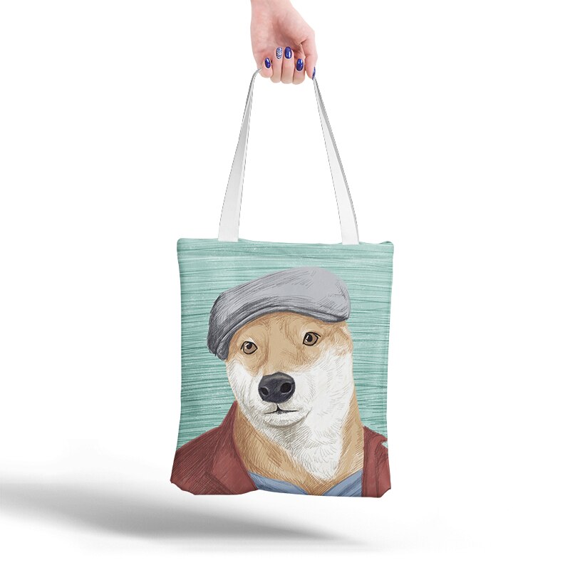 Leraren Zak Leraar Draagtas Vrouwen Canvas Tassen Plant De Zaden Van Kennis Gedrukt Casual Schoudertas Bolsos Femenina: Style8