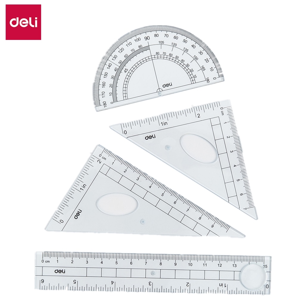 Deli E9597 ruler set multifunctional combination r... – Grandado