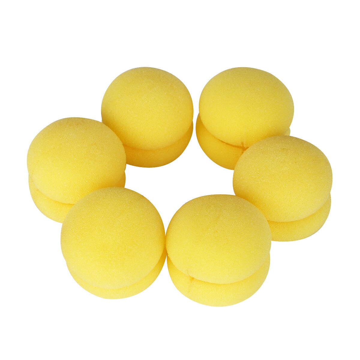 6pcs Magic Sponge Hair Curler Rollers Hair Care Foam Balls Curlers Bun Hairdressing Roller DIY Styling Tools DIY Home