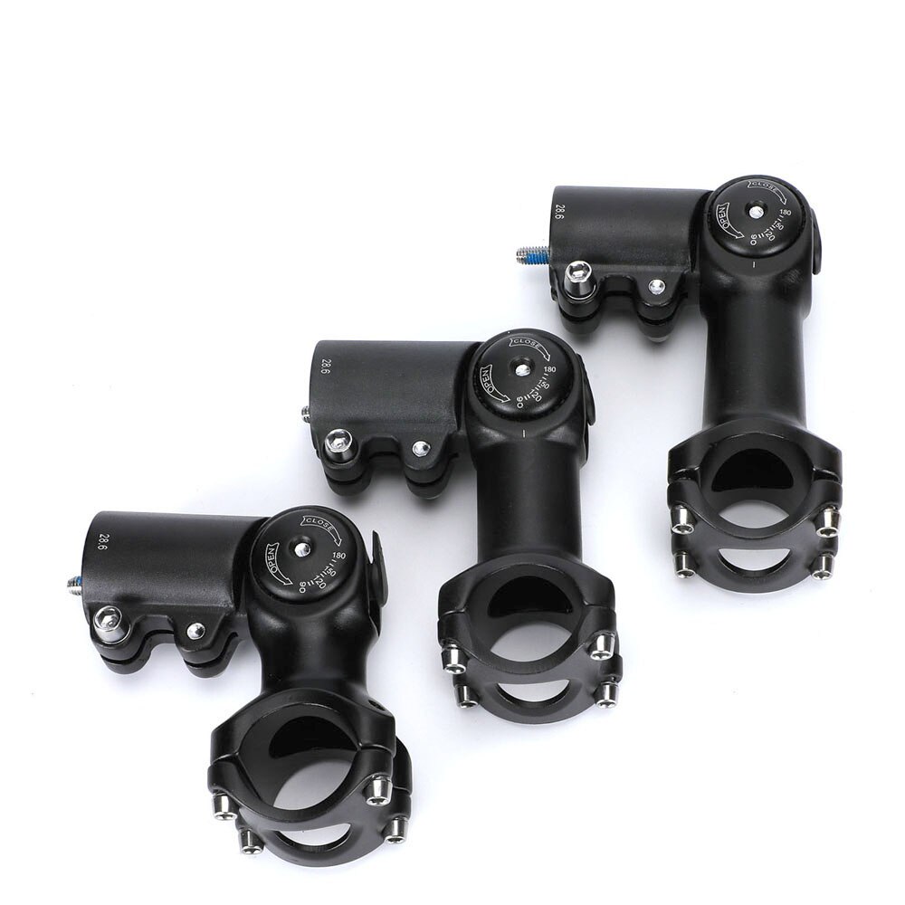 Bicycle Stem Road Bike Stem 90-180 Degree Aluminum Alloy Material Diameter 31.8mm Bicycle Adjustable Stem