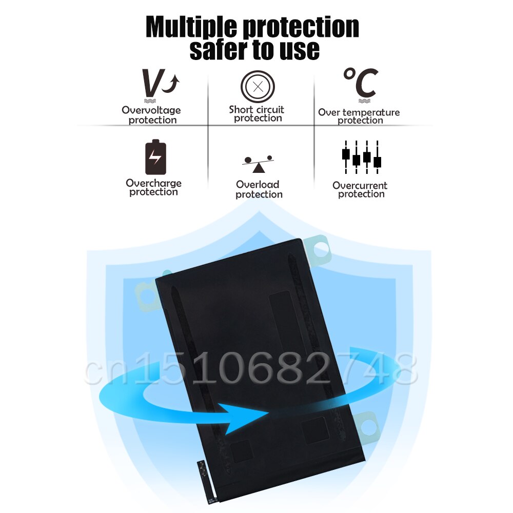 5124mAh Tablet Battery For Apple IPad Mini Mi Ni 4 A1538 A1546 A1550 + tools Replacement Lithium Batteries