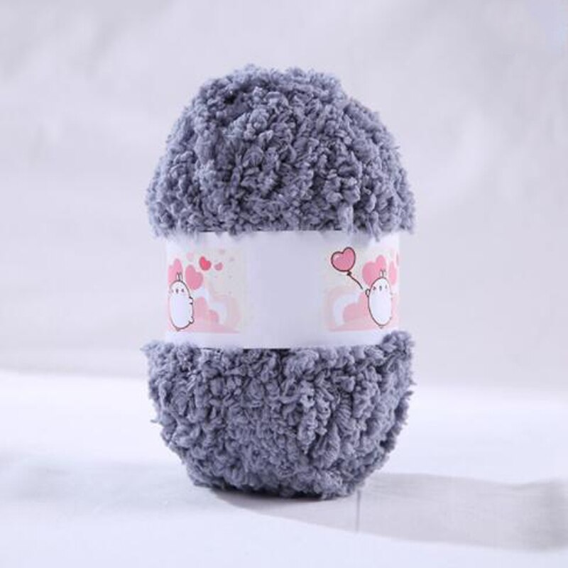Soft Smooth Baby Wool Yarn Knitting Velvet Yarn Thick Fiber Cotton Crochet Yarn Hand Knitting Cashmere Yarn Thread: 674682