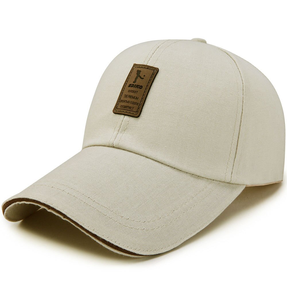 Trucker Hat Long Brim Baseball Cap Men's Sunscreen Sun Hat Casual Sun Hat Summer Golf Hat: Light Beige