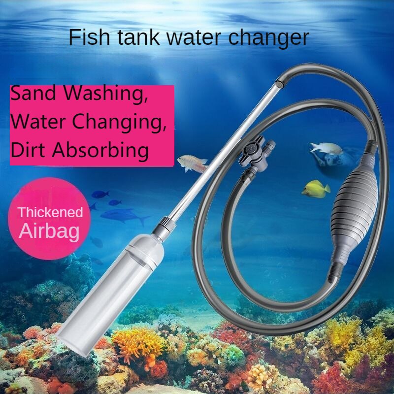 Curated visual reference: Replace Aquarium Filter Elements Reference: Fish Tank Water Change Aquarium Filter Syphon Clea