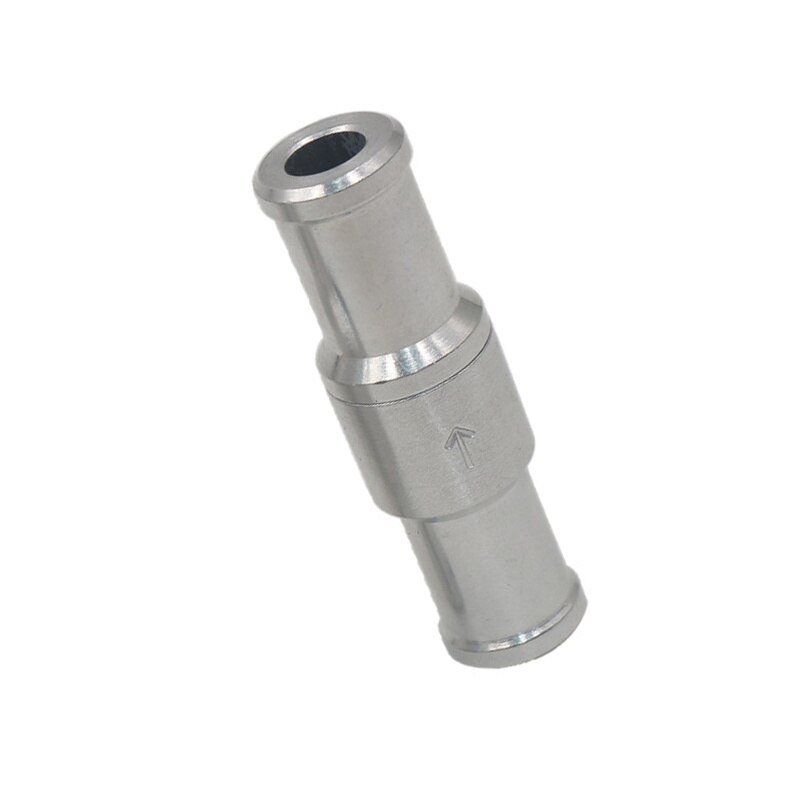 One Way Check Valve Aluminium Alloy Fuel Non Return Check Valve Petrol Diesel For Car Automobile Oil Water Pumps 6-12mm: 12mm