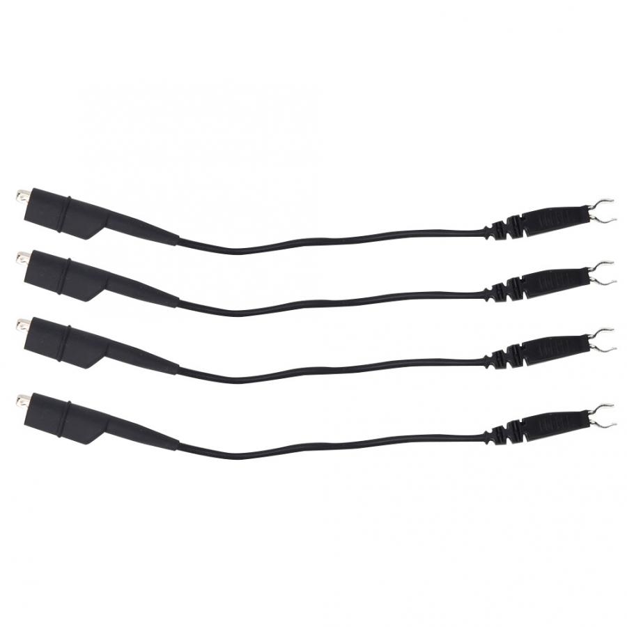 4Pcs Oscilloscope Probe Ground Lead Wire Cable with Clip Oscilloscope Accessory Lightweight Universal ground wire