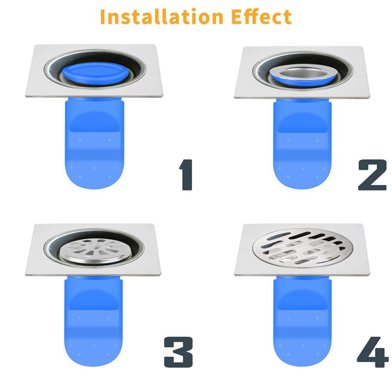 Drain Backflow Preventer 4 Pack, One Way Valve For Pipes Tubes In Toilet Bathroom Floor Drain Seal Resist Smell And Bugs, 1.97 i