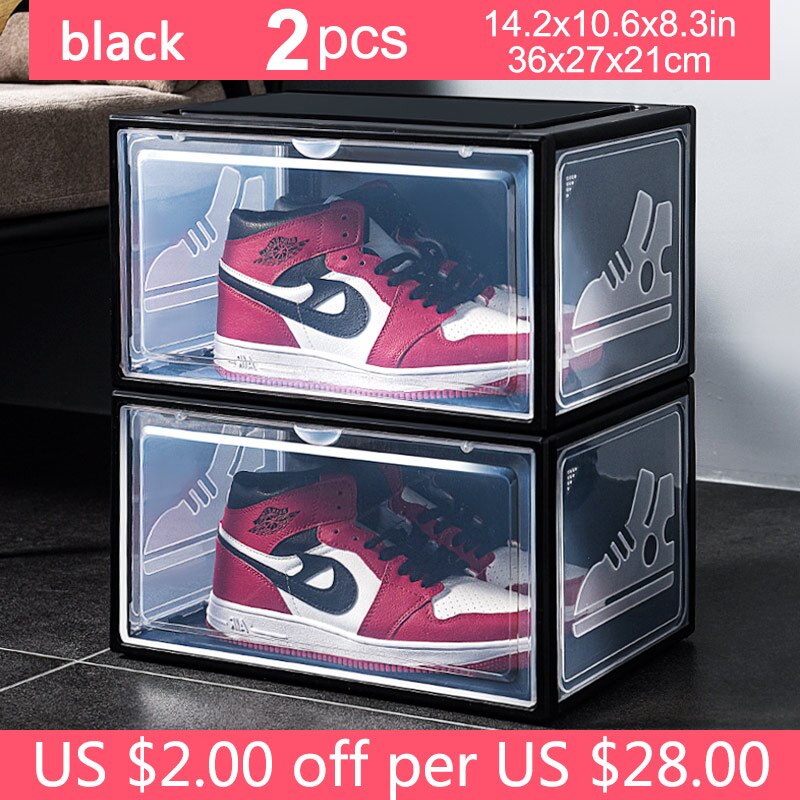 2Pcs Aj Schoen Box High-Top Basketbal Schoenen Sto... – Vicedeal
