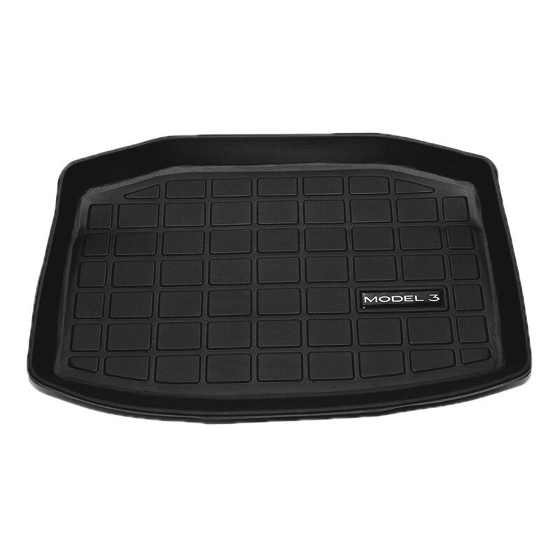 Car TPE Rubber Rear Trunk Storage Mat Front Trunk Mat Floor Waterproof Tasteless Protective Pads for Tesla Model 3 3PCS: trunk storage mat