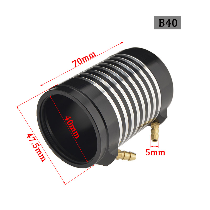 RC Stiefel Gute Aluminium CNC Marine Motor- Wasserkühlung Jacke für RC Stiefel B20/B36/B40 Ich würde 20/36/40mm Bürstenlosen Motor-: Grün