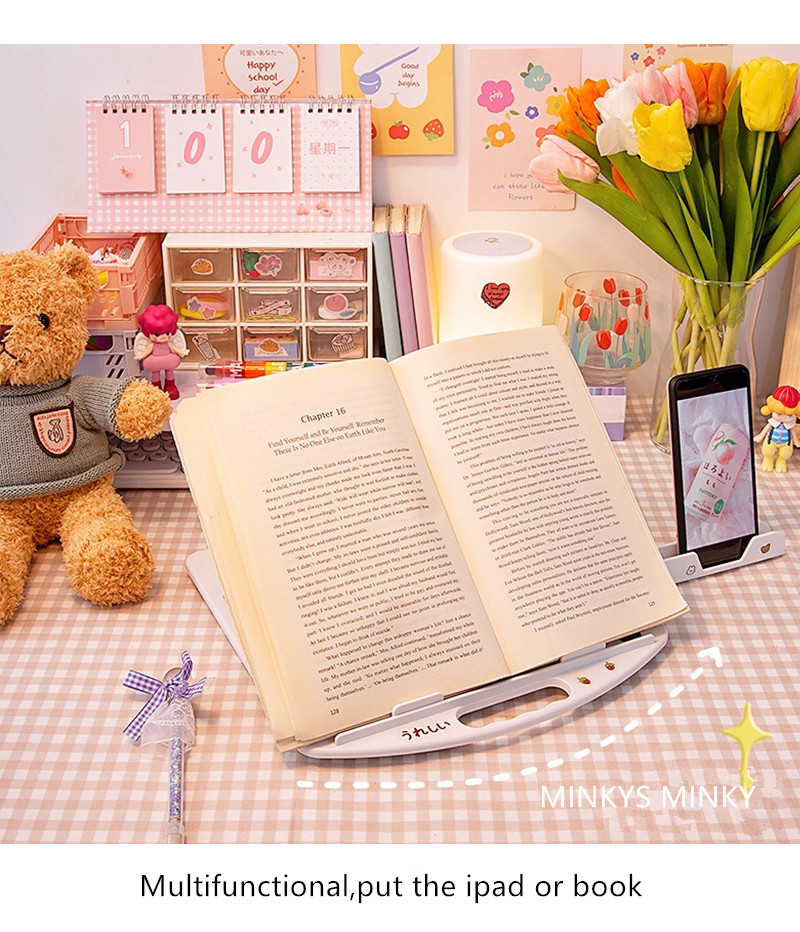 Minkys 360 grad drehbarer, faltbarer laptophalter, verstellbarer pad-ständer, tablet-pc-halter, 2 stück diy-aufkleber