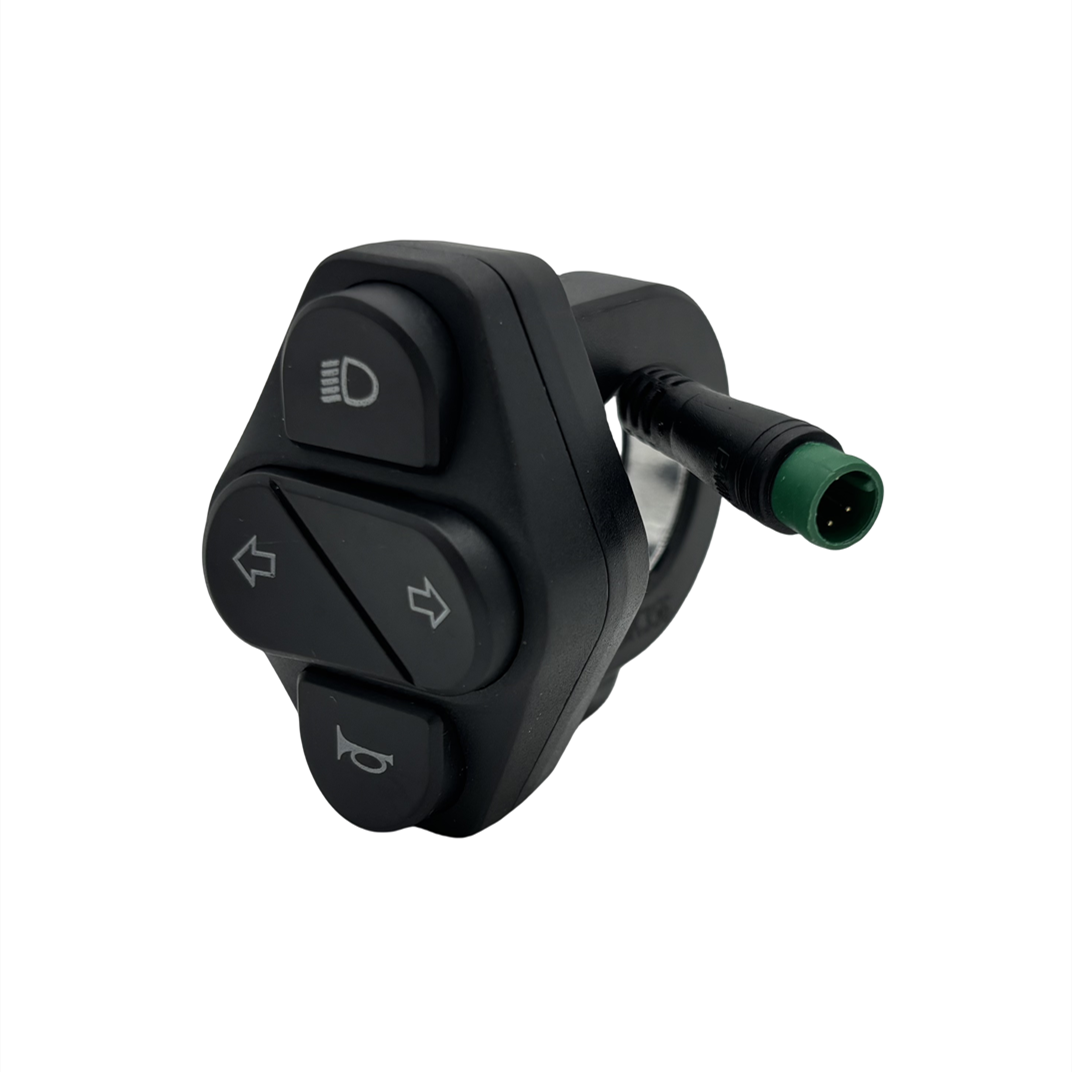 5 Pin Headlight Horn Switch for KUGOO KIRIN KuKirin G2 Master Electric Scooter Turn Signal Switch Button Replacement Spare Parts: Default Title