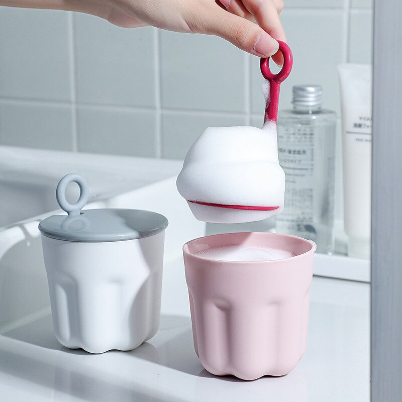 Portable Foam Maker Facial Cleanser Foam Cup Body Shampoo Bubble Maker Face Body Clean Tools Foamer Maker Cups Bathroom Supplies
