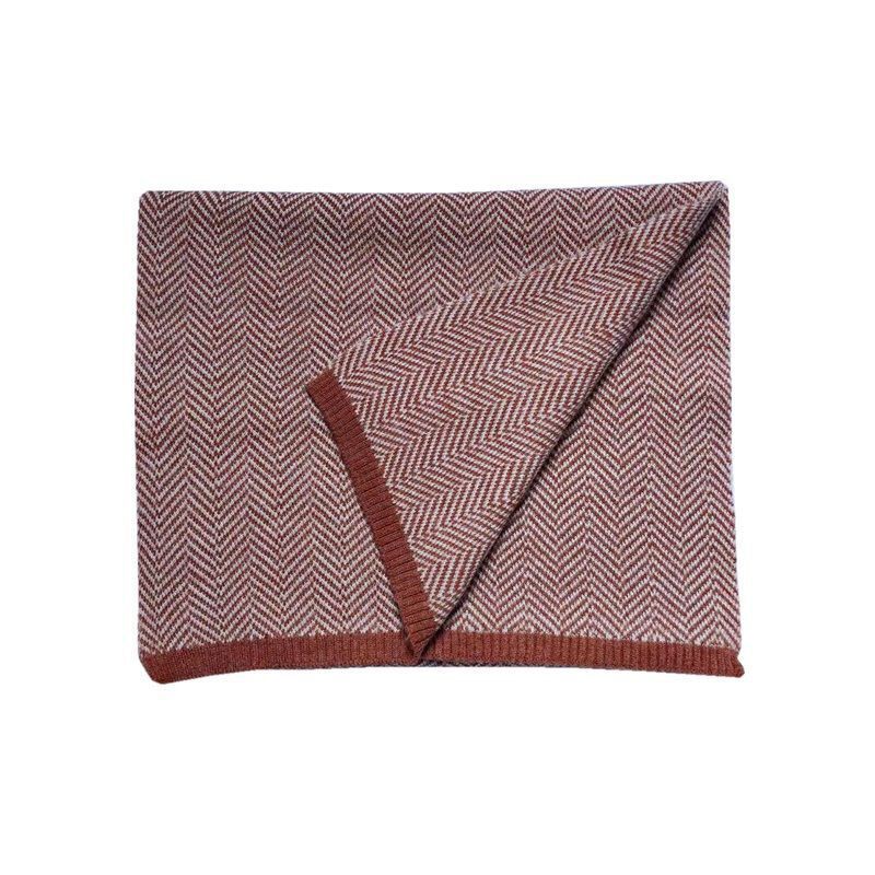 Bufanda cálida de para hombre y mujer, bufanda gruesa a rayas, bonita y salvaje, para invierno, novedad de