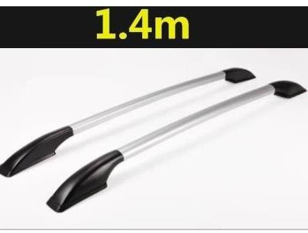 1.2 M-1.6 M Lange Auto Aluminium Imperiaal Bagagedrager Bar Hatchba Auto En Kleine Suv Universal accessoires 2 Stks/set: size 1.4m