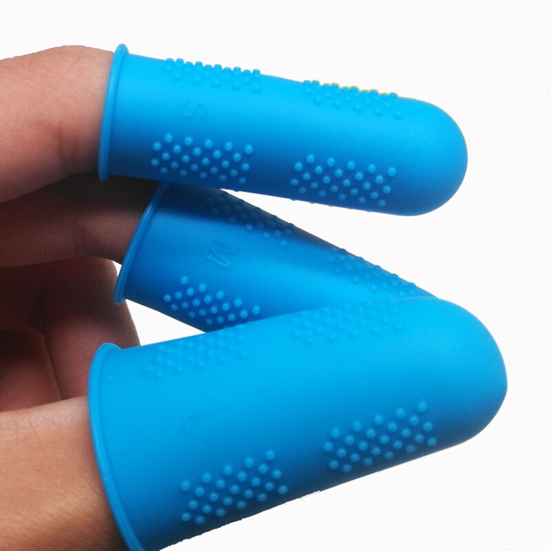 Anti-Slip Soft Silicone Rubber Finger Cots/Finger Cover Protector