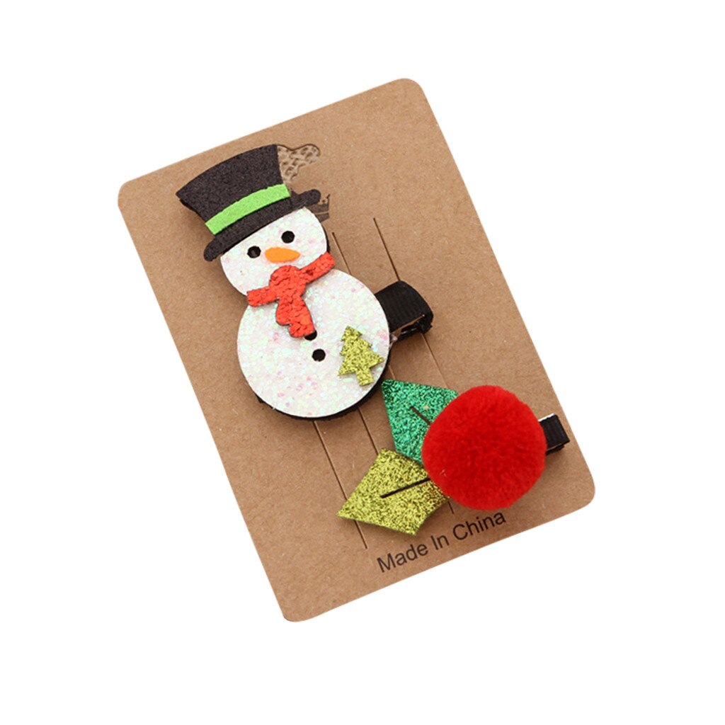 Acessórios para o cabelo do bebê meninas da árvore de natal dos desenhos animados do cartão de cabelo headwear conjunto opaska dla dziewczynki
