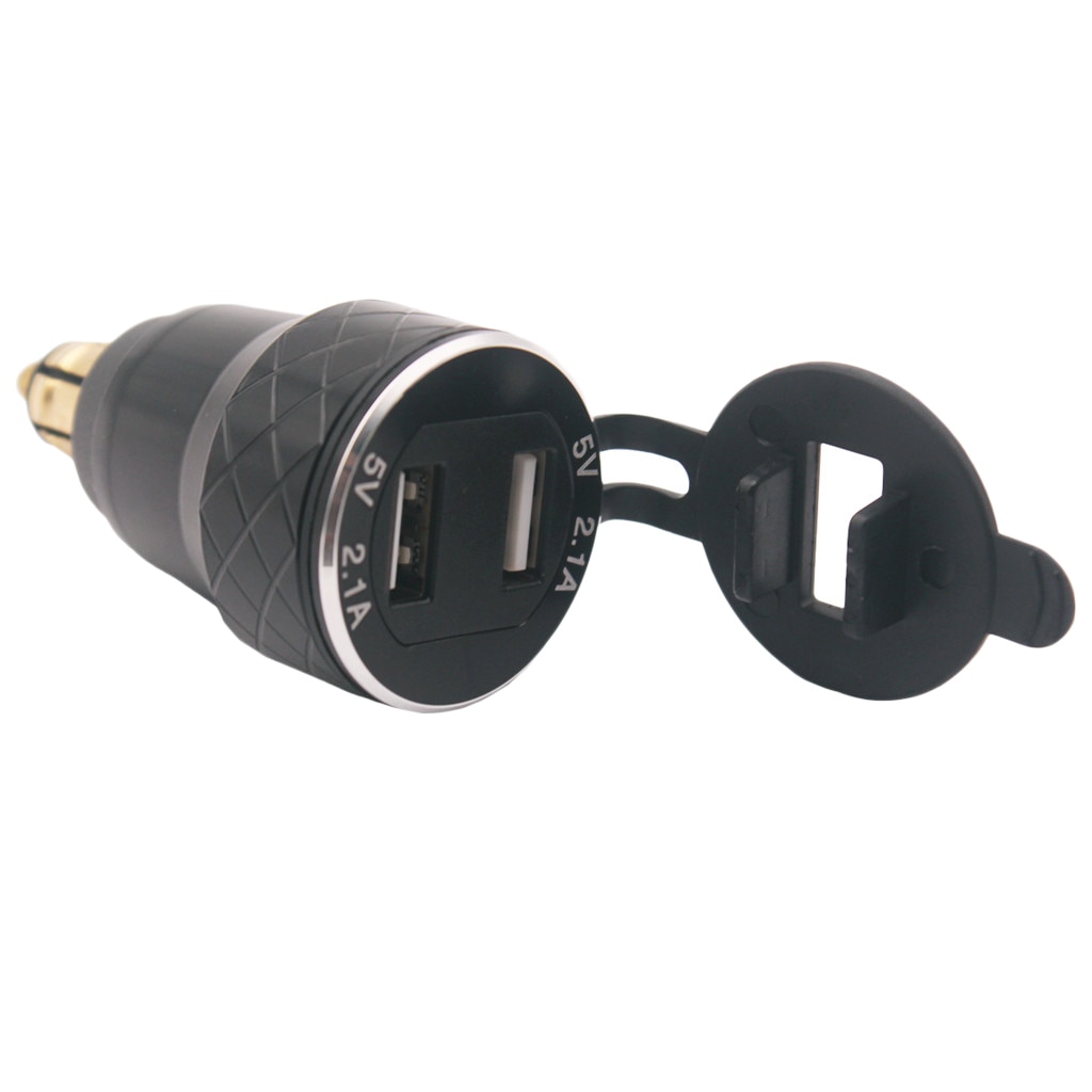 Prise DIN moto à double chargeur USB pour BMW F800 F650 4.2A LED