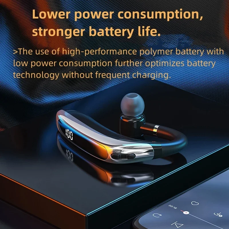 Auriculares inalámbricos Bluetooth M80 con conexión Dual, auriculares Bluetooth 5,3, auriculares manos libres con reducción de ruido de llamadas HD