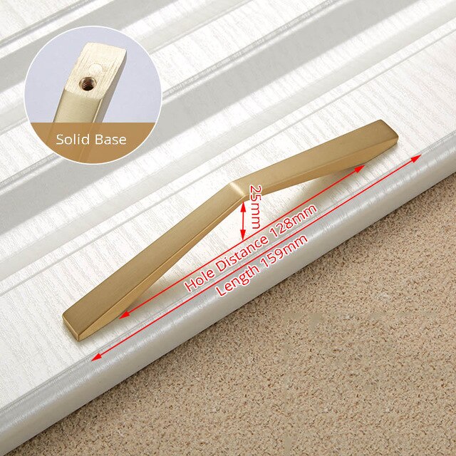 Zinc Alloy Gray Gold Cabinet Handles Drawer Knobs Kitchen Cupboard Door Pulls Furniture Handle Cabinet Hardware