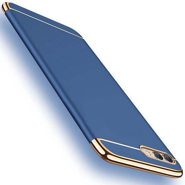 3in1 Voor Huawei Honor 10 Case Volledige Cover Hard Matte Shell Coque op Honor 10 Lite Honor 10 Hard Plating bumper Protector Behuizing: For honor 10 / Blue