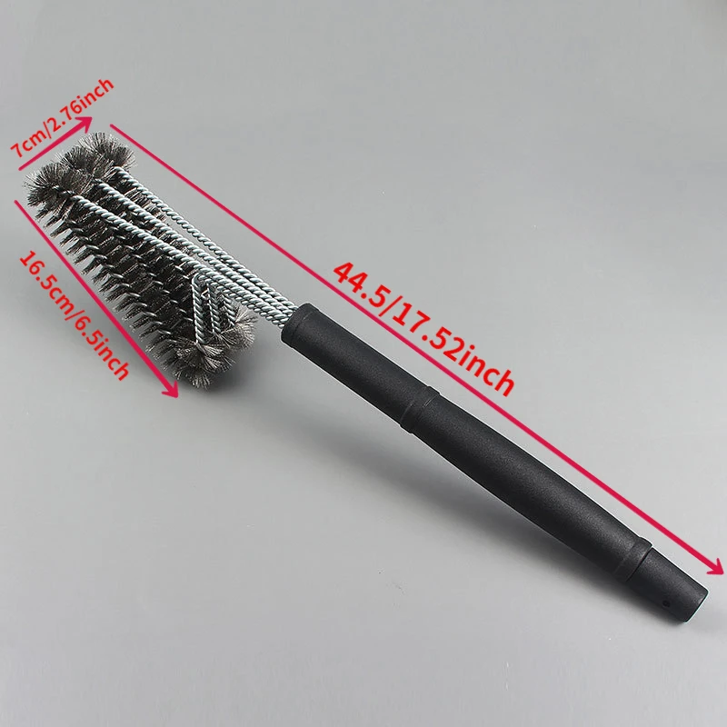 Große Grill bürste und Schaber Grill bürste für Grill, sichere 18 "Edelstahl gewebte Draht 3 in 1 Borsten Grill reinigungs bürste: Himmel Blau