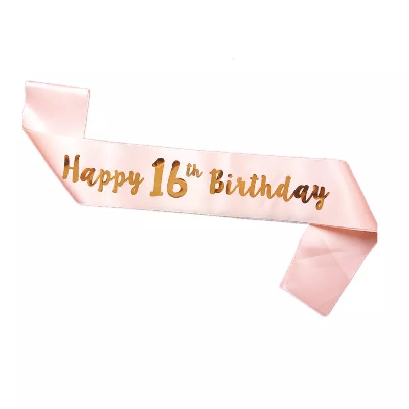 30 Krone fabelhaft Satin- Band Schärpe 18st 30th 40th 50th Geburtstag Schärpe Für Frauen Mann Glücklich Geburtstag Party Dekorationen Lieferungen: Pflaume