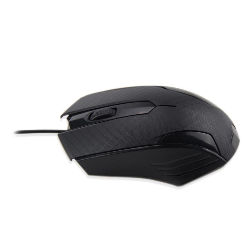 Wired Gaming Mouse USB 3 Buttons Optical Wheel Antiskid Frosted for PC Pro Laptop Gamer Computer @M23