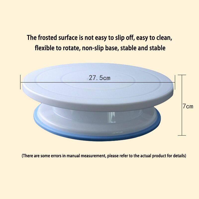 Cake Turntable Rotating Base 28 Cm Confeiting Cake Simple Pie Kitchen Cake Tool Home