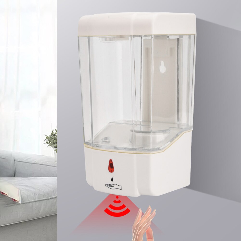 900ml Smart No Touch Wall-mount Foam Liquid USB Powered Soap Dispenser Container