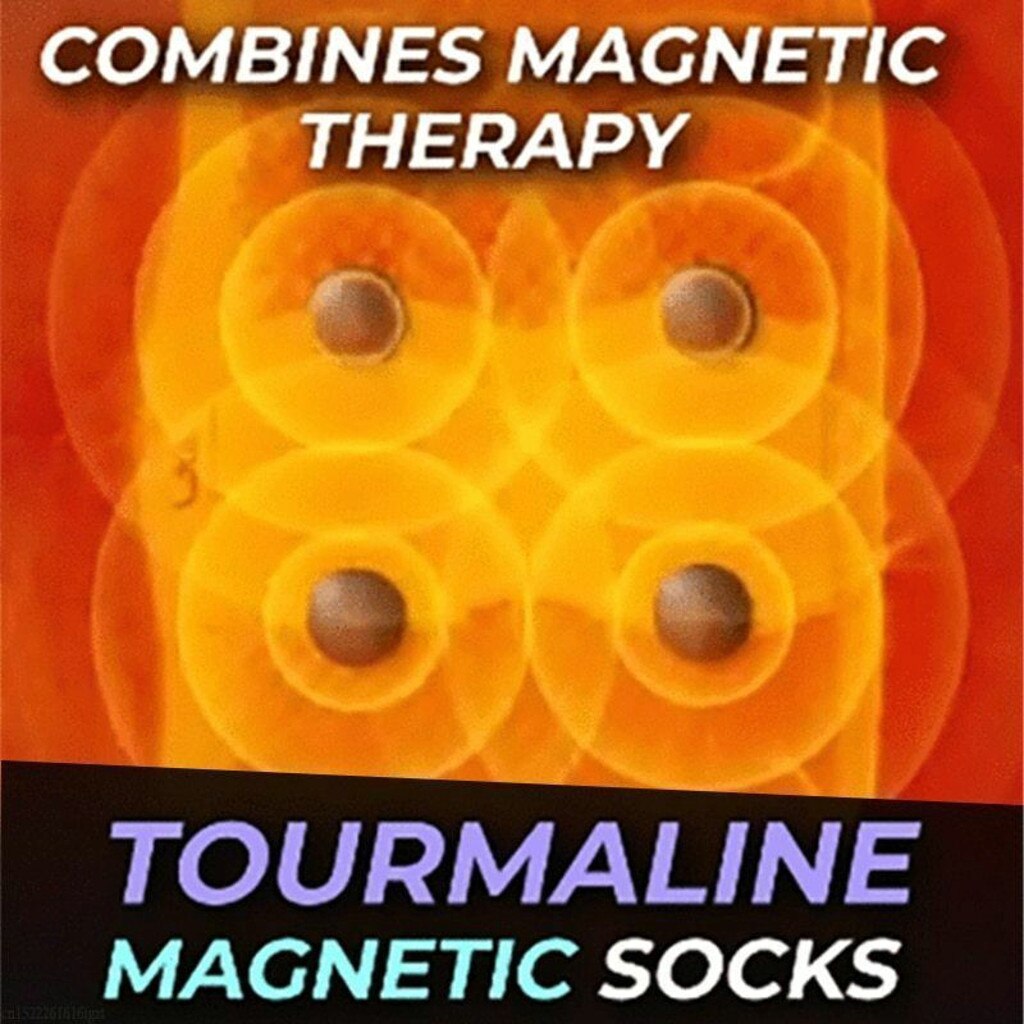 Turmalina calcetines magnéticos-terapia de calentamiento automático calcetines magnéticos Unisex terapia magnética masaje calcetines cuidado de los pies y11,14