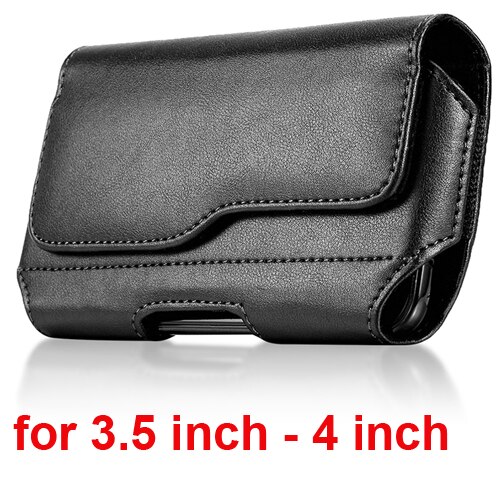 Universal bolsa do telefone para o iphone 8 samsung xiaomi huawei telefone móvel saco da cintura cinto clipe coldre capa de couro caso: 3.5-4 inch