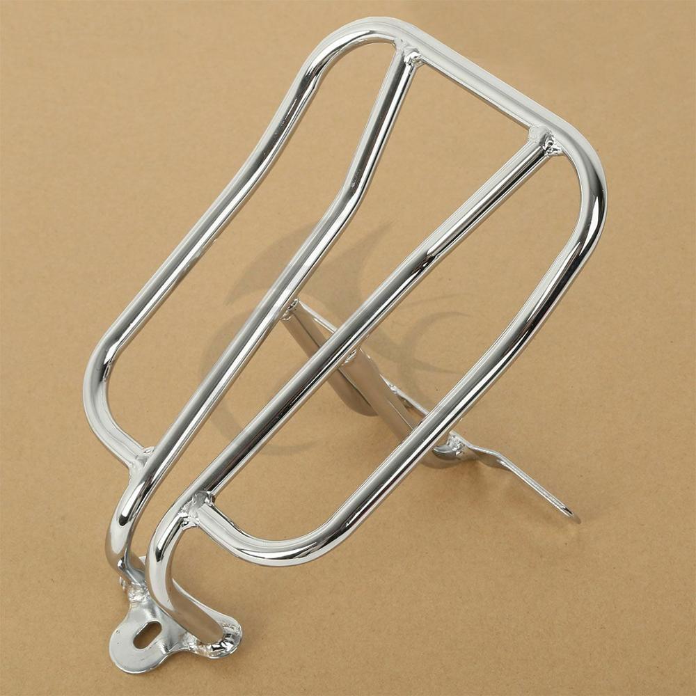 Motorcycle Luggage Rack For Harley Dyna Low Rider (EFI)-FXDL 07-09 Street Bob Super Glide-FXD: chrome