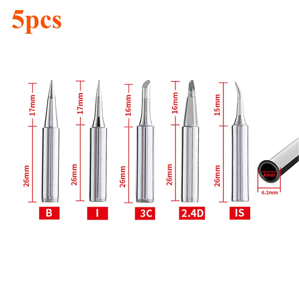 Chuera Good Quality Long-life 900M-T-IS Soldering Tips for 907 908 Soldering Iro