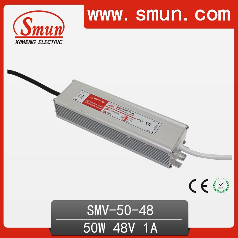 50 w 48 v 1A outdoor waterdichte ip67 schakelende led driver led voeding met ce rohs