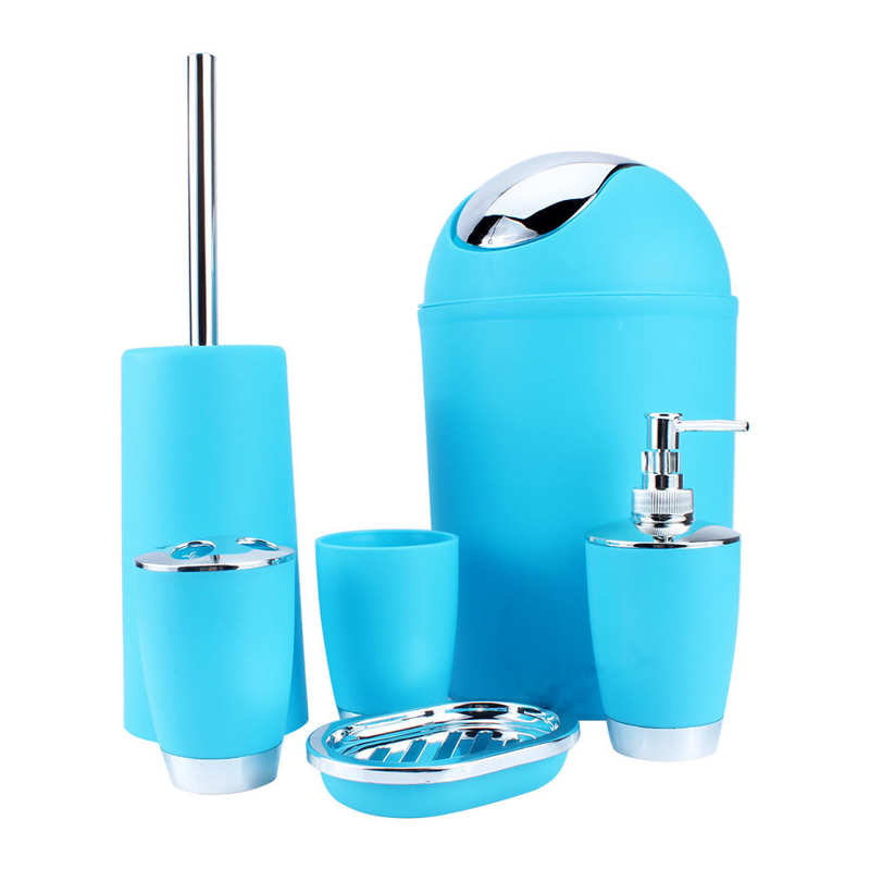 5 stuks badkamer accessoire set - Tumbler, zeepschaal