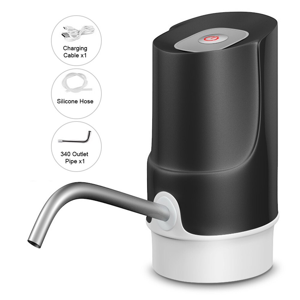 Waterflespomp usb-oplaadsysteem automatische drinkwaterpomp draagbare elektrische waterdispenser waterfles huishoudelijk: 12