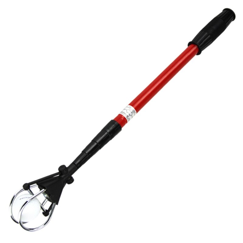 1pc Golf Ball Pick Up Telescopic Golf Ball Retriever Retracted Golf Pick Up Automatic Locking Scoop Picker: Default Title