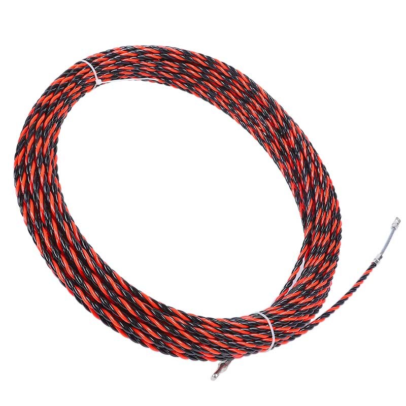 5-50M 6mm Kabel Abzieher Fiberglas Elektrische Kabel Draht Abzieher Elektrische Werkzeug Nylon Elektrische Kabel drücken Abzieher Band Draht