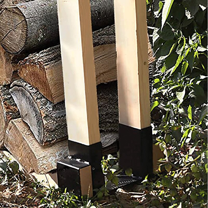 Firewood Log Storage Rack Bracket Kit with Screws Grandado