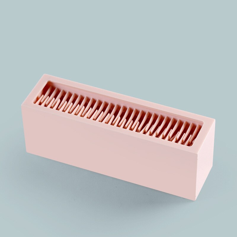 Silicone Makeup Brush Holder Dust-proof Brush Box Makeup Holder Women Brush Organizer Cosmetic Storage Makeup Case Makeup Tools: 05